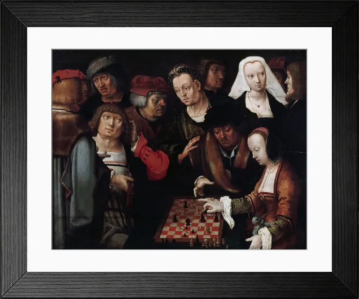 Framed Print : The Game of Chess, c. 1508 Framed Print : The Game of Chess, c. 1508