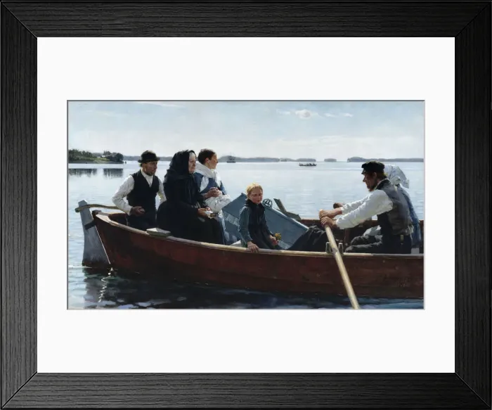 Framed Print : Conveying a Childs Coffin, 1879 Framed Print : Conveying a Childs Coffin, 1879