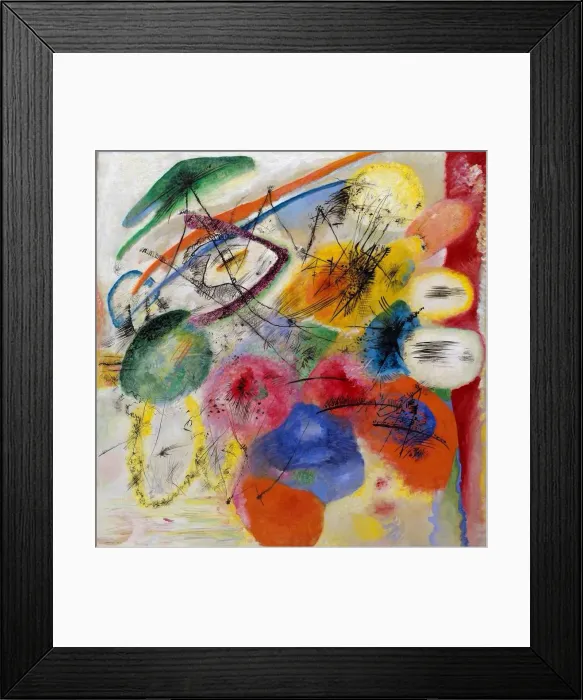Framed Print : Black Lines (Schwarze Linien), 1913 Framed Print : Black Lines (Schwarze Linien), 1913