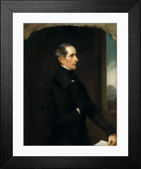 Framed Print : Portrait of Alphonse de Lamartine (1790-1869), 1848 Framed Print : Portrait of Alphonse de Lamartine (1790-1869), 1848