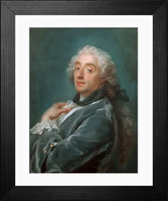 Framed Print : Portrait of the painter Francois Boucher (1703-1770), 1741 Framed Print : Portrait of the painter Francois Boucher (1703-1770), 1741