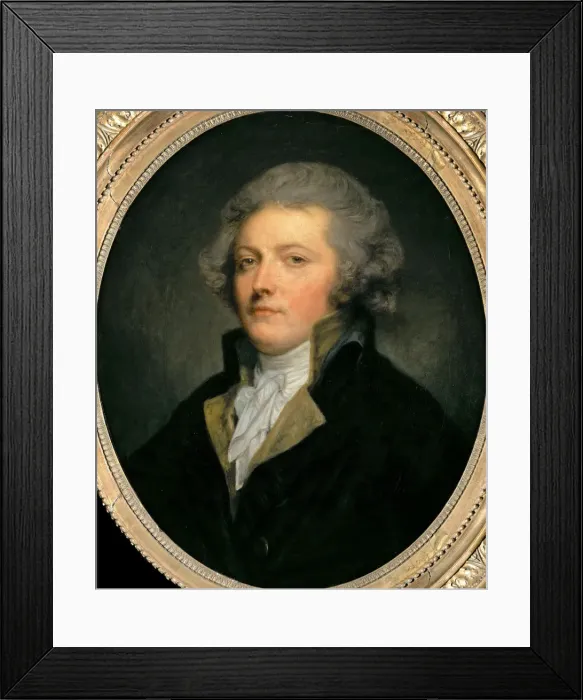 Framed Print : Portrait of Fabre d?Eglantine (1750-1794) Framed Print : Portrait of Fabre d?Eglantine (1750-1794)