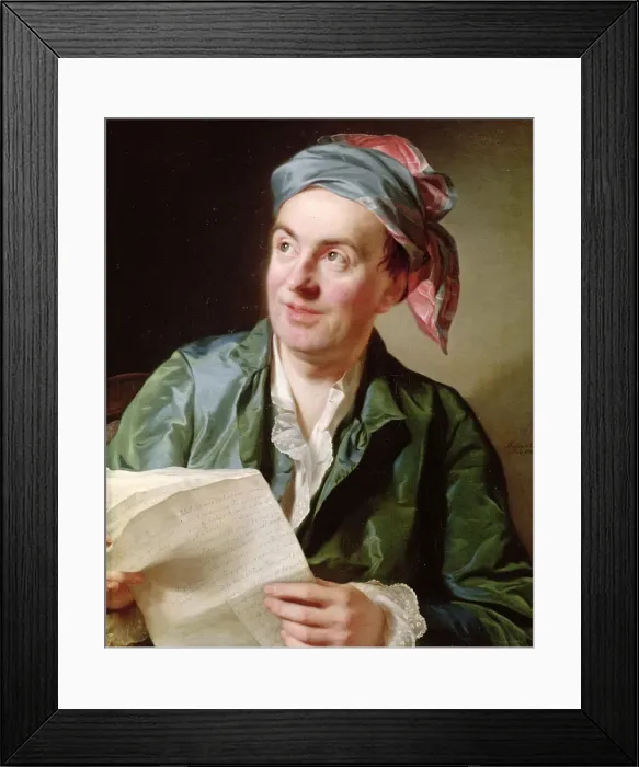Framed Print : Portrait of the writer Jean-Francois Marmontel (1723-1799), 1767 Framed Print : Portrait of the writer Jean-Francois Marmontel (1723-1799), 1767