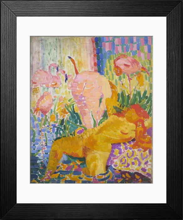 Framed Print : Nudes with Ibises, 1907 Framed Print : Nudes with Ibises, 1907