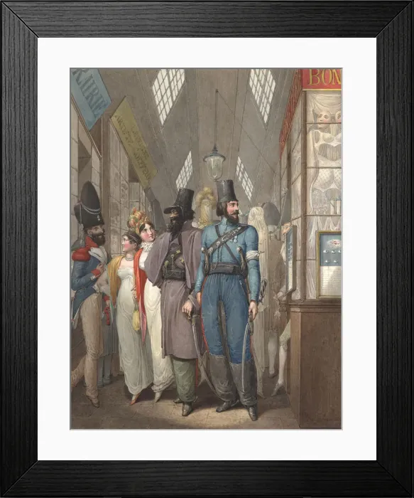Framed Print : Russian Cossacks in Paris, 1914, 1814-1815 Framed Print : Russian Cossacks in Paris, 1914, 1814-1815