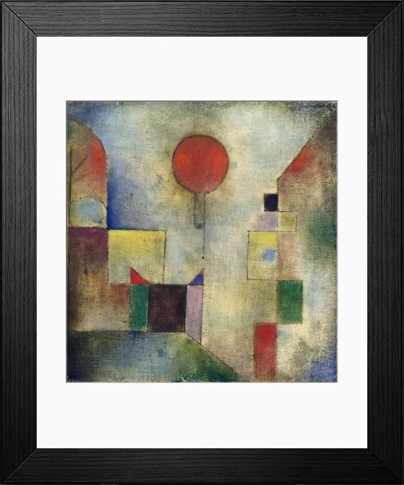 Framed Print : Red Balloon, 1922 Framed Print : Red Balloon, 1922