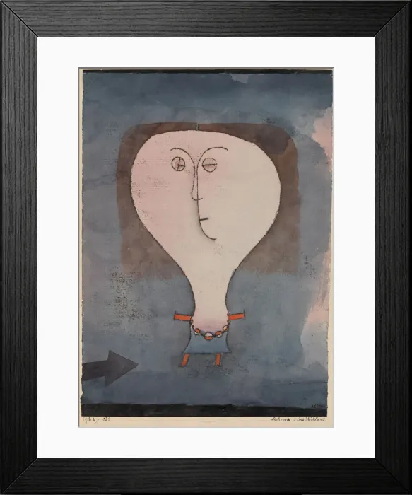 Framed Print : Fright of a Girl, 1922 Framed Print : Fright of a Girl, 1922