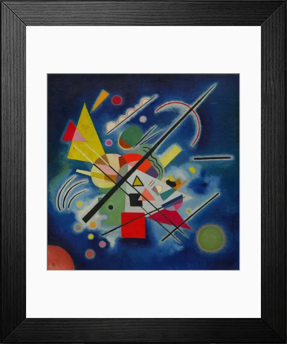 Framed Print : Blue Painting, 1924 Framed Print : Blue Painting, 1924