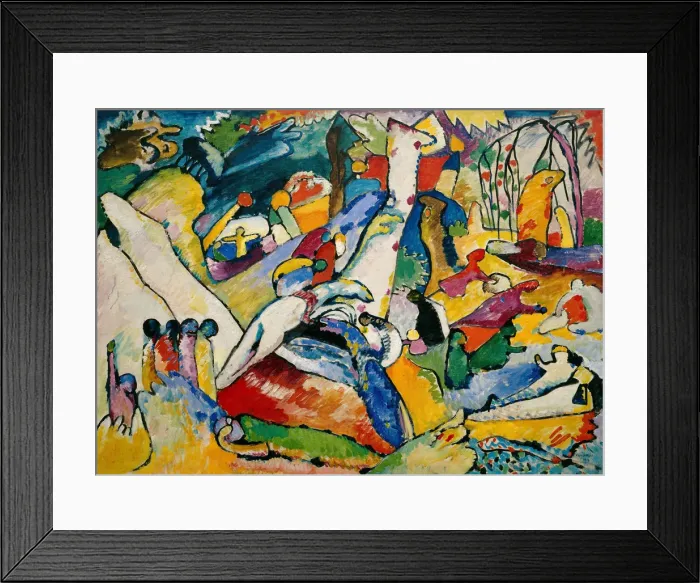 Framed Print : Sketch for ?Composition II?, 1909-1910 Framed Print : Sketch for ?Composition II?, 1909-1910