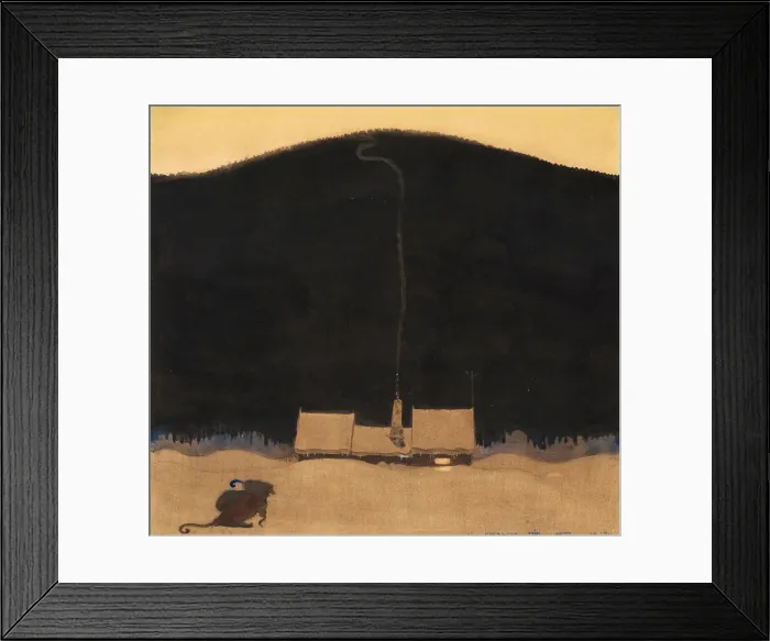 Framed Print : The cottage at the foot of the mountain, 1914 Framed Print : The cottage at the foot of the mountain, 1914