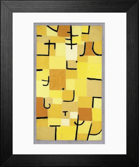 Framed Print : Signs in Yellow, 1937 Framed Print : Signs in Yellow, 1937