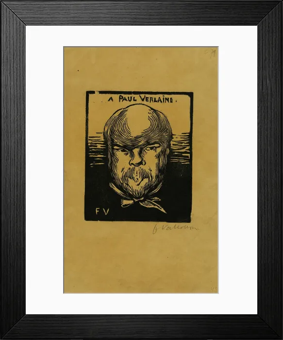 Framed Print : Paul Verlaine (1844-1896), 1891 Framed Print : Paul Verlaine (1844-1896), 1891