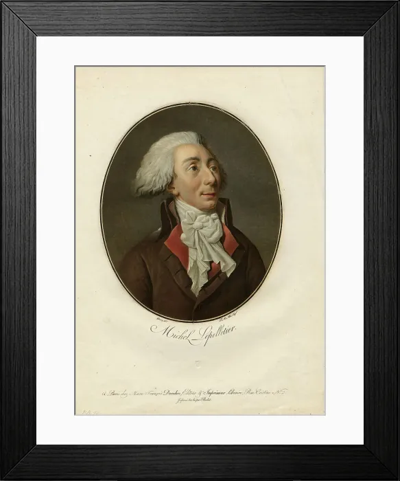 Framed Print : Portrait of Louis-Michel Le Peletier, Marquis de Saint-Fargeau (1760-1793), 1794 Framed Print : Portrait of Louis-Michel Le Peletier, Marquis de Saint-Fargeau (1760-1793), 1794