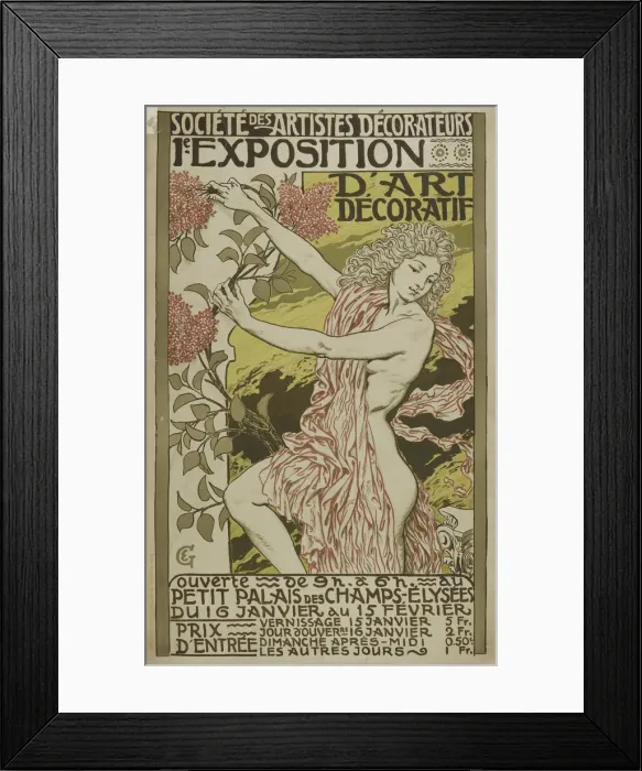 Framed Print : Premiere exposition d art decoratif au Petit Palais, 1901 Framed Print : Premiere exposition d art decoratif au Petit Palais, 1901