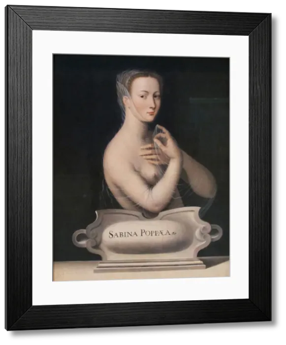 Framed Print : Poppaea Sabina, Between 1550 and 1560 Framed Print : Poppaea Sabina, Between 1550 and 1560