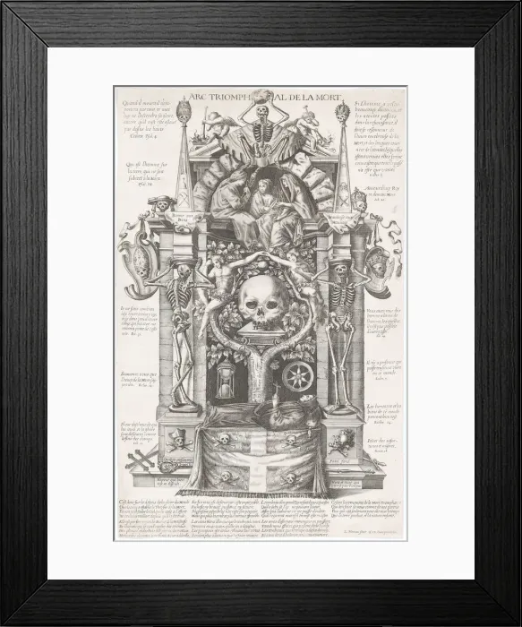 Framed Print : The Triumphal Arch of Death, Between 1635 and 1660 Framed Print : The Triumphal Arch of Death, Between 1635 and 1660