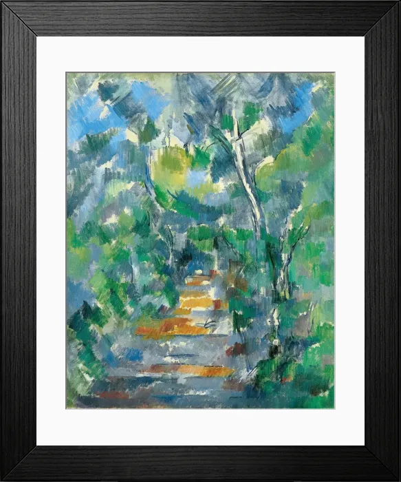 Framed Print : Forest Scene (Path from Mas Jolie to Chateau noir), 1900-1902 Framed Print : Forest Scene (Path from Mas Jolie to Chateau noir), 1900-1902