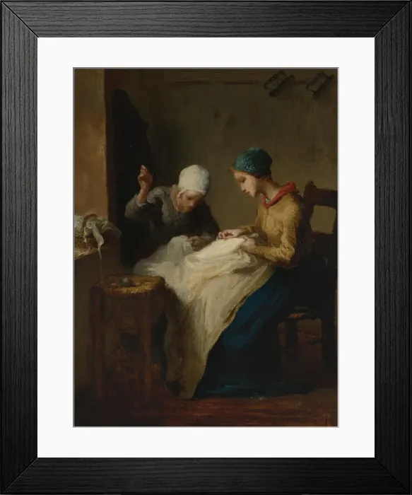 Framed Print : The Young Seamstresses, 1848-1849 Framed Print : The Young Seamstresses, 1848-1849