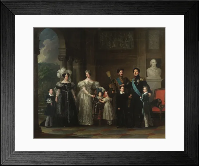 Framed Print : Bernadotte Family: Oscar I, Desideria, Josephine, Charles XV, Oscar II, Charles XIV John, Prince Gus Framed Print : Bernadotte Family: Oscar I, Desideria, Josephine, Charles XV, Oscar II, Charles XIV John, Prince Gus