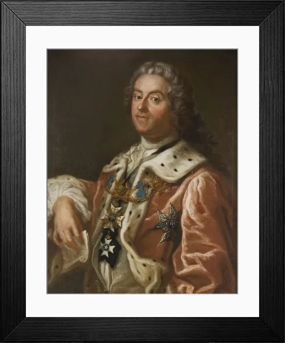 Framed Print : Portrait of Carl Gustaf Tessin (1695-1770), 1750 Framed Print : Portrait of Carl Gustaf Tessin (1695-1770), 1750