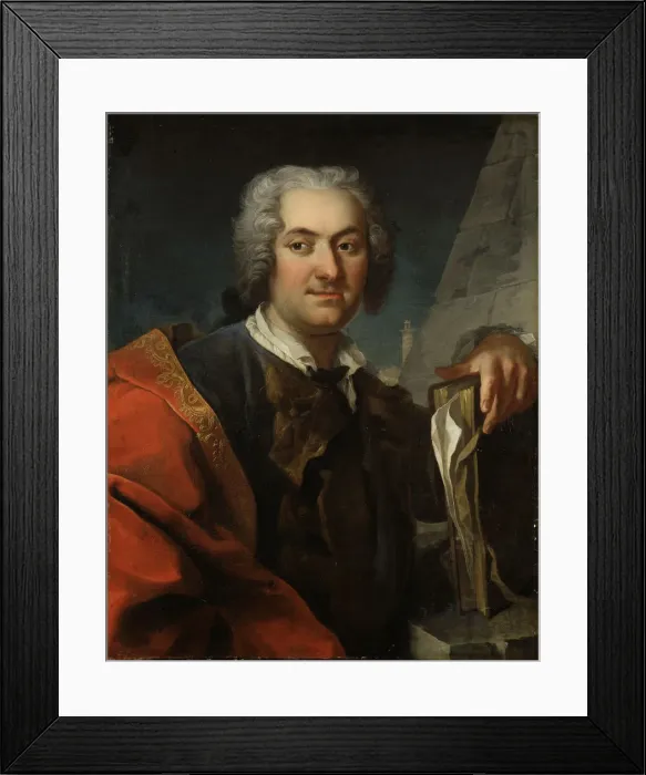 Framed Print : Portrait of Baron Carl Harleman (1700-1753) Framed Print : Portrait of Baron Carl Harleman (1700-1753)