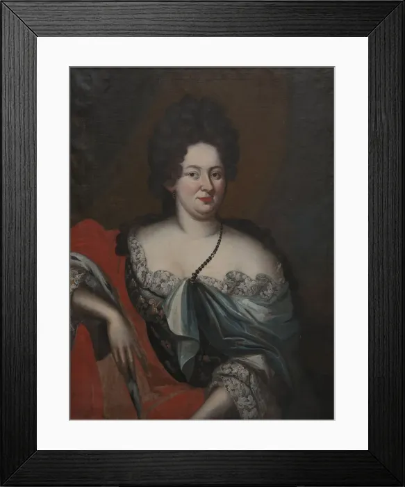 Framed Print : Portrait of Charlotte Sophie (1651-1728), Duchess of Courland Framed Print : Portrait of Charlotte Sophie (1651-1728), Duchess of Courland