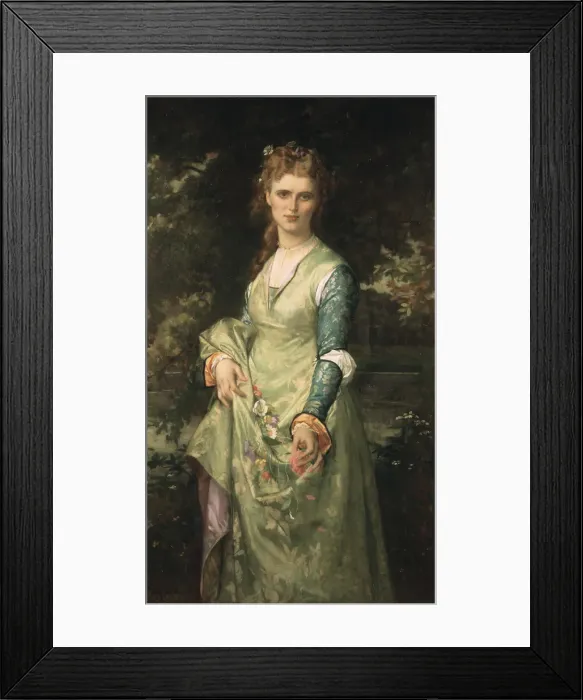 Framed Print : Christina Nilsson (1843-1921) as Ophelia, 1873 Framed Print : Christina Nilsson (1843-1921) as Ophelia, 1873