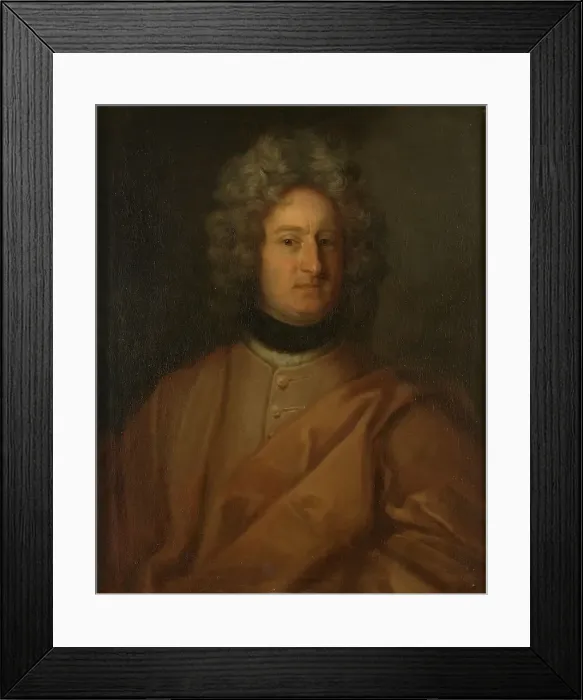 Framed Print : Portrait of Christopher Polhem (1661-1751) Framed Print : Portrait of Christopher Polhem (1661-1751)