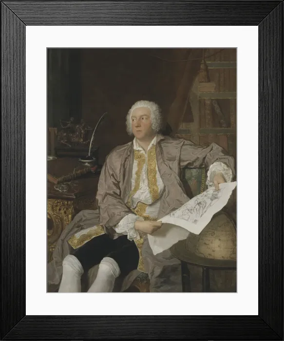 Framed Print : Portrait of Carl Gustaf Tessin (1695-1770) Framed Print : Portrait of Carl Gustaf Tessin (1695-1770)
