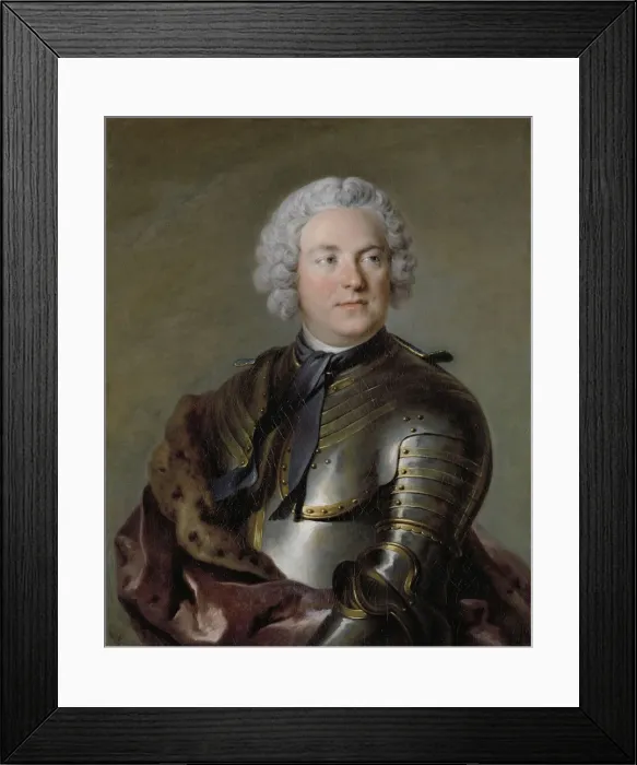 Framed Print : Portrait of Carl Gustaf Tessin (1695-1770), 1741 Framed Print : Portrait of Carl Gustaf Tessin (1695-1770), 1741
