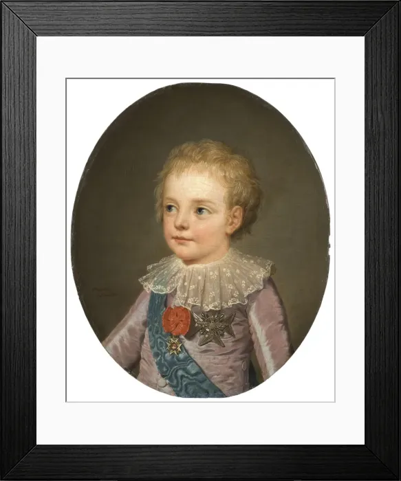Framed Print : Louis Joseph Xavier Francois de Bourbon (1781-1789), Dauphin of France, 1784 Framed Print : Louis Joseph Xavier Francois de Bourbon (1781-1789), Dauphin of France, 1784