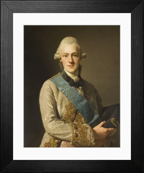 Framed Print : Portrait of Prince Frederick Adolf of Sweden (1750-1803), Duke of Ostergotland, 1770 Framed Print : Portrait of Prince Frederick Adolf of Sweden (1750-1803), Duke of Ostergotland, 1770