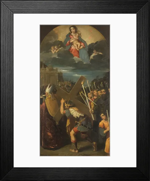Framed Print : Emperor Heraclius returns the True Cross to Jerusalem Framed Print : Emperor Heraclius returns the True Cross to Jerusalem