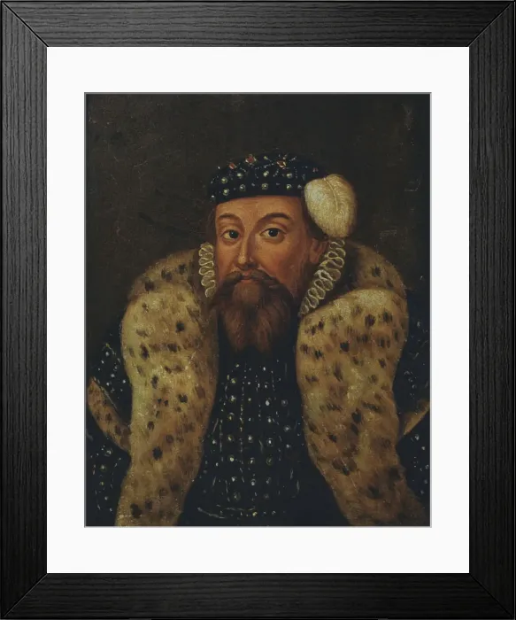 Framed Print : Portrait of King Eric XIV of Sweden (1533-1577) Framed Print : Portrait of King Eric XIV of Sweden (1533-1577)