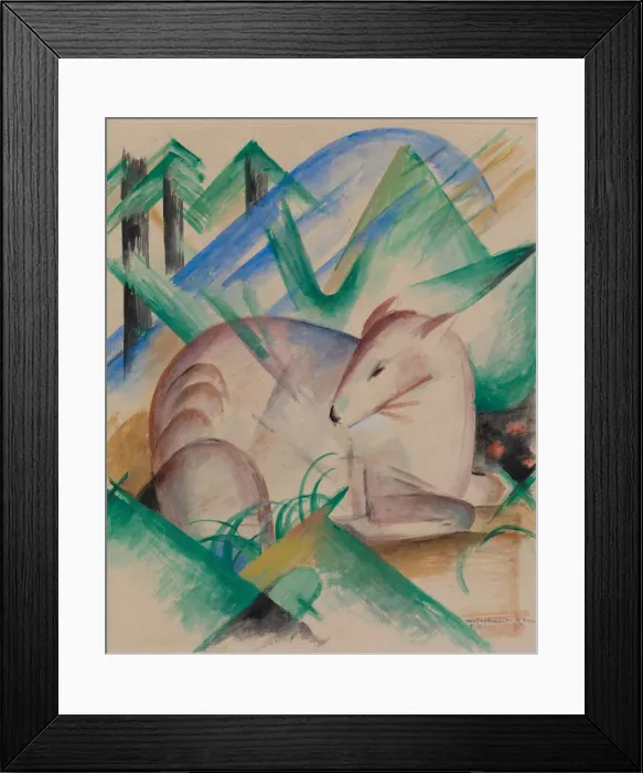 Framed Print : Red Deer, 1913 Framed Print : Red Deer, 1913