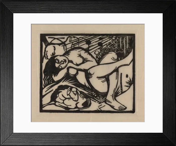 Framed Print : Sleeping Shepherdess, 1912 Framed Print : Sleeping Shepherdess, 1912
