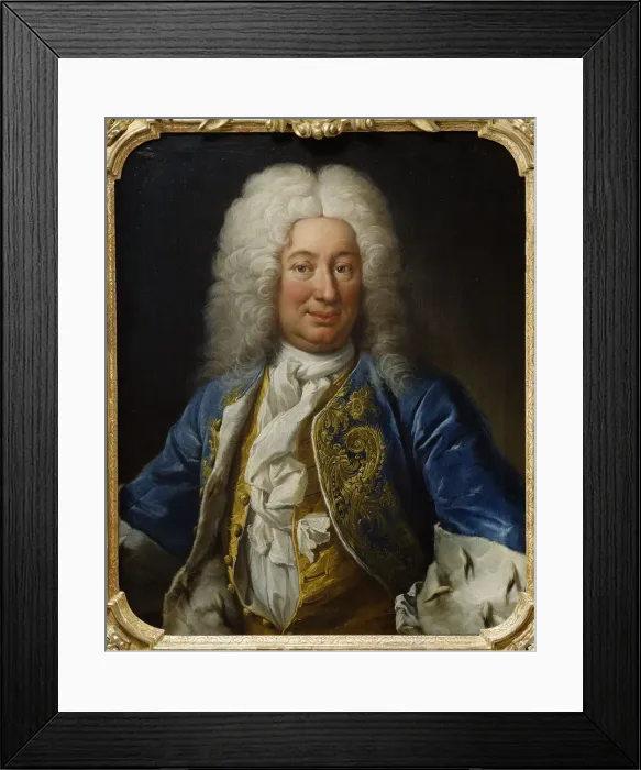Framed Print : Portrait of King Frederick I of Sweden (1676-1751), 1730 Framed Print : Portrait of King Frederick I of Sweden (1676-1751), 1730