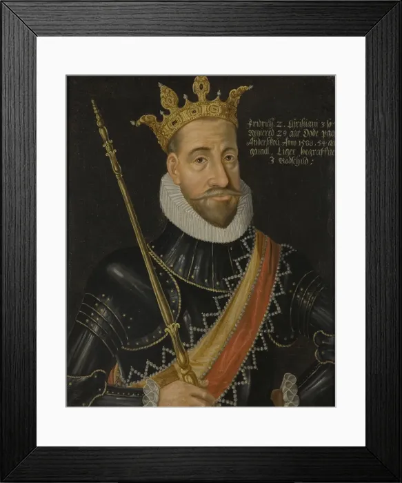 Framed Print : King Frederick II of Denmark (1534-1588) Framed Print : King Frederick II of Denmark (1534-1588)