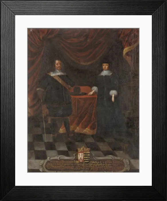Framed Print : Duke Frederick III of Holstein-Gottorp (1597-1659) und Duchess Marie Elisabeth (1610-1684) Framed Print : Duke Frederick III of Holstein-Gottorp (1597-1659) und Duchess Marie Elisabeth (1610-1684)