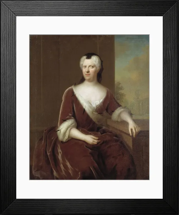 Framed Print : Portrait of Margravine Albertina Frederica of Baden-Durlach (1682-1755) Framed Print : Portrait of Margravine Albertina Frederica of Baden-Durlach (1682-1755)