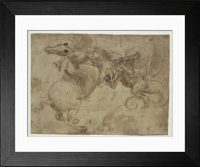 Framed Print : The Dragon fight, ca 1479 Framed Print : The Dragon fight, ca 1479