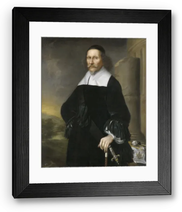 Framed Print : Portrait of Georg Stiernhielm (1598-1672), 1663 Framed Print : Portrait of Georg Stiernhielm (1598-1672), 1663