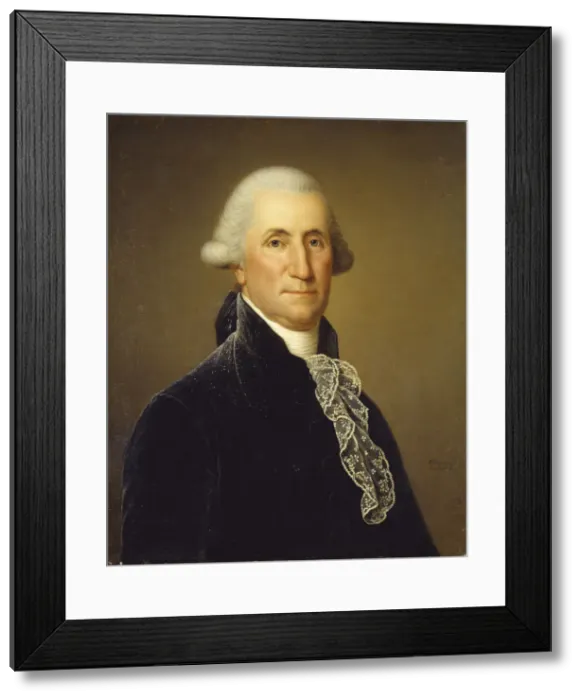 Framed Print : Portrait of George Washington (1732-1799), 1795 Framed Print : Portrait of George Washington (1732-1799), 1795