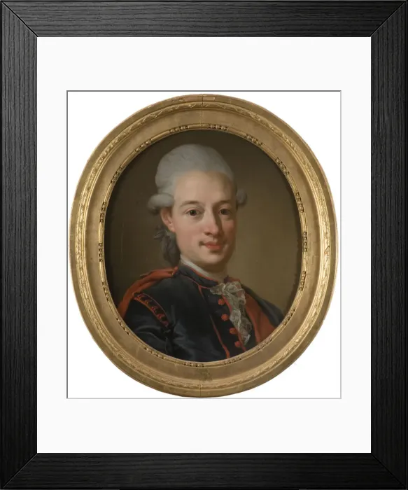 Framed Print : Portrait of Gudmund Joran Adlerbeth (1751-1818), 1780 Framed Print : Portrait of Gudmund Joran Adlerbeth (1751-1818), 1780