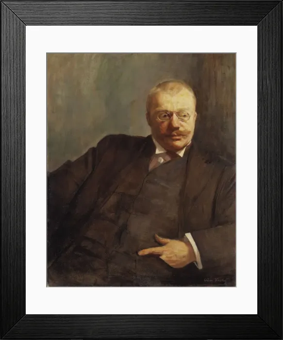 Framed Print : Portrait of the poet Gunnar Heiberg (1857-1929), 1900 Framed Print : Portrait of the poet Gunnar Heiberg (1857-1929), 1900