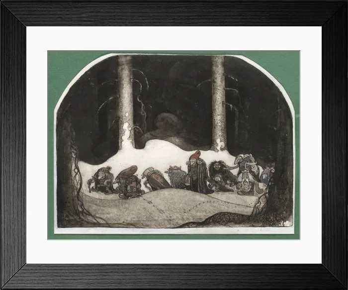 Framed Print : On Christmas Night, 1913 Framed Print : On Christmas Night, 1913