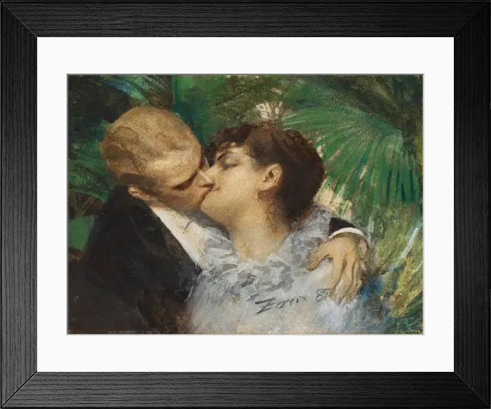 Framed Print : The Embrace, ca. 1883 Framed Print : The Embrace, ca. 1883