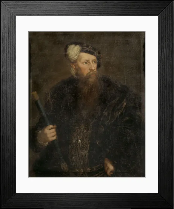Framed Print : Portrait of the King Gustav I of Sweden (1496-1560), c. 1768 Framed Print : Portrait of the King Gustav I of Sweden (1496-1560), c. 1768