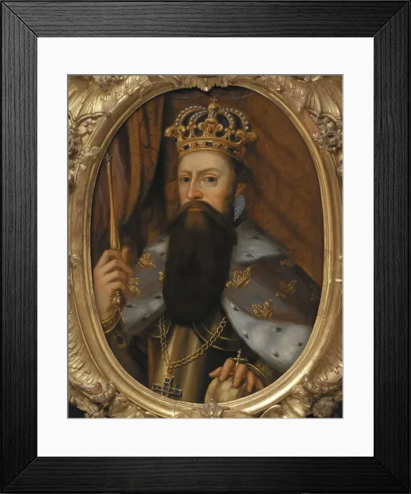 Framed Print : Portrait of the King Gustav I of Sweden (1496-1560) Framed Print : Portrait of the King Gustav I of Sweden (1496-1560)