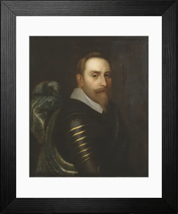 Framed Print : Portrait of the King Gustav II Adolf of Sweden (1594-1632) Framed Print : Portrait of the King Gustav II Adolf of Sweden (1594-1632)